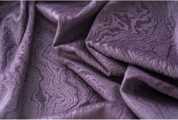 DUNES VELVET sötétítő függöny 140×250 cm, lila Felfüggesztés: Hullámos sínszalag