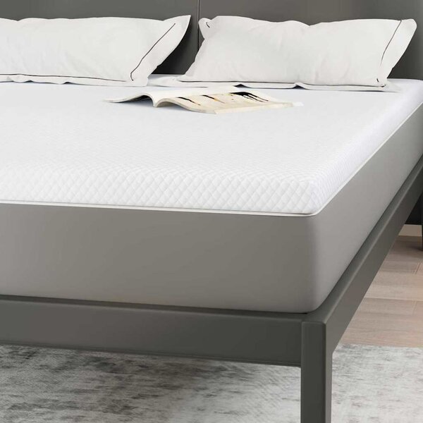VidaXL Memóriahab matrac topper 140 x 200 cm Thick Puha Fehér