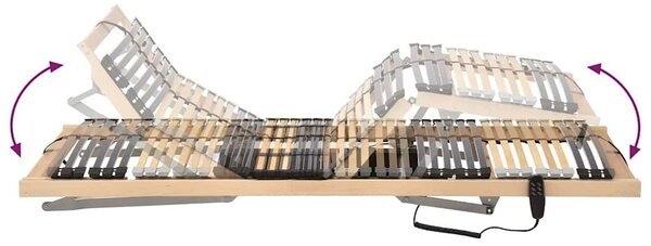 VidaXL Lécalap Barna 100 x 190 cm Tömör bükkfa