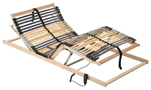 VidaXL Lécalap Barna 100 x 190 cm Tömör bükkfa
