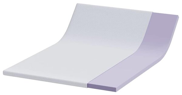 VidaXL Memóriahab matrac topper 140 x 200 cm Thick Puha Fehér