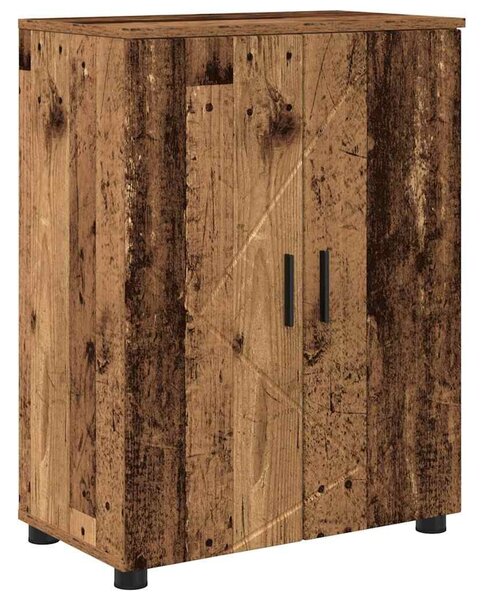 VidaXL Fürdőszoba bútor szett 4 db Öreg fa 35 x 30 x 192 cm