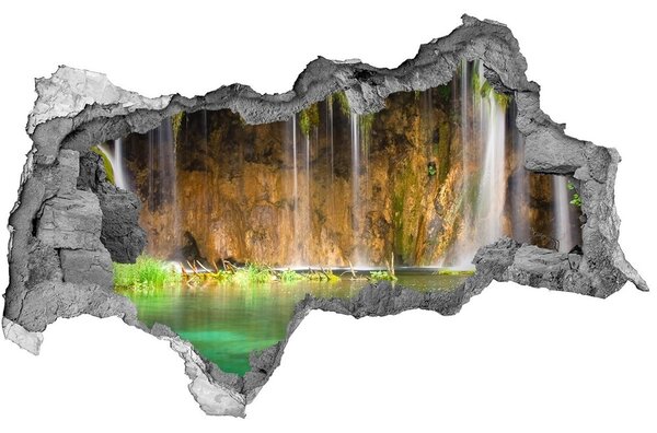 3d lyuk fal dekoráció Plitvicei-tavak