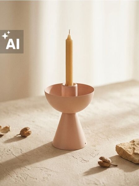 Sinsay - Gyertyatartó - pasztellpink