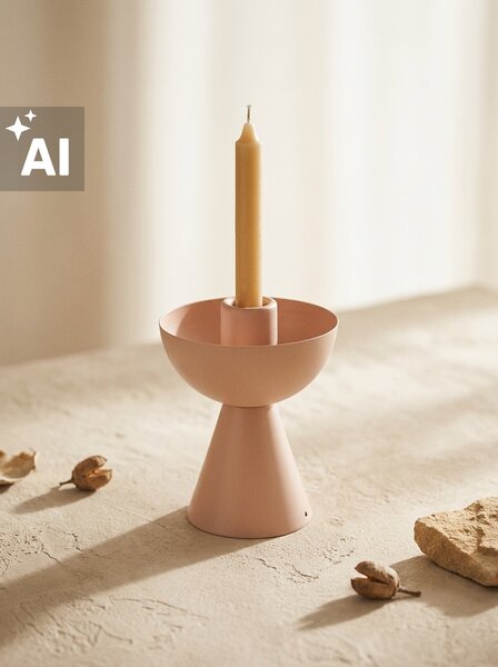 Sinsay - Gyertyatartó - pasztellpink