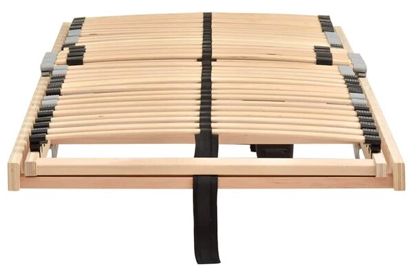 VidaXL Lécalap Barna 80 x 190 cm Tömör bükkfa