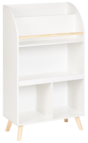 Háromszintes könyvespolc LILOET 102 cm Fehér