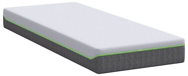 VidaXL Matrac Közepesen puha 80 x 200 cm Fehér és Szürke