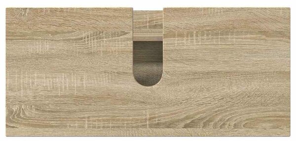 VidaXL Fürdőszoba bútor szett 2 pcs sonoma tölgy 76.5 x 35 x 64 cm