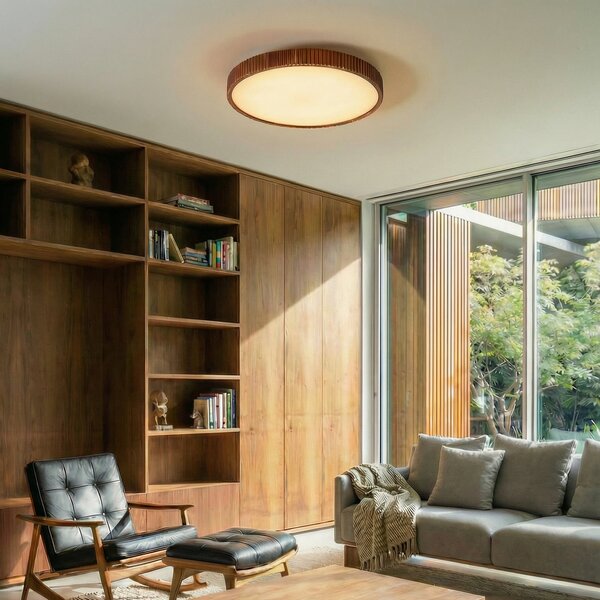 Mennyezeti Lámpa Lindby, Velua, dimmable, Fa, Nappali, Fa, Modern