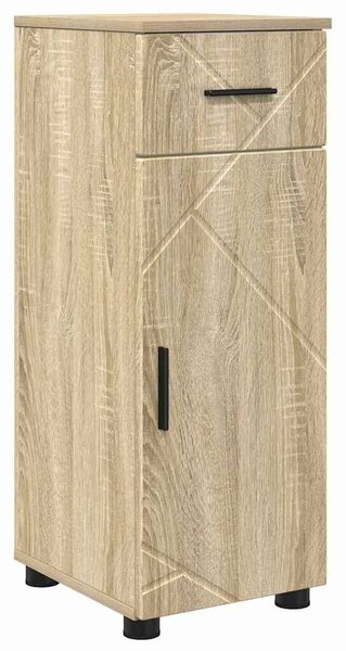 VidaXL Fürdőszoba bútor szett 4 db Sonoma tölgy 35 x 30 x 192 cm