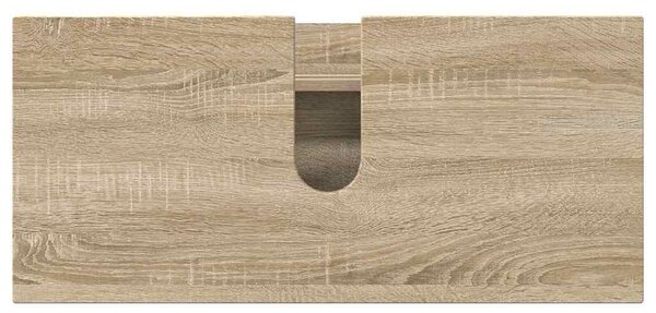 VidaXL Fürdőszoba bútor szett 4 db Sonoma tölgy 35 x 30 x 192 cm