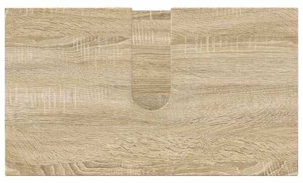 VidaXL Fürdőszoba bútor szett 3 pcs sonoma tölgy 61 x 35 x 64 cm