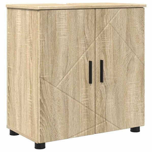 VidaXL Fürdőszoba bútor szett 4 db Sonoma tölgy 61 x 35 x 64 cm