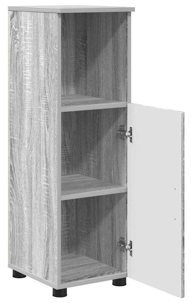 VidaXL Fürdőszoba bútor szett 3 pcs Szürke sonoma 76.5 x 35 x 64 cm