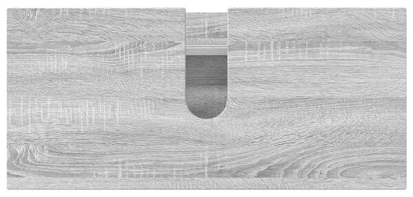 VidaXL Fürdőszoba bútor szett 3 pcs Szürke sonoma 76.5 x 35 x 64 cm