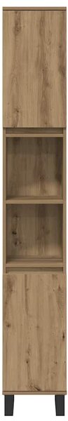 VidaXL Fürdőszoba bútor szett 3 pcs Barna 30 x 30 x 180 cm Faanyag