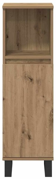 VidaXL Fürdőszoba bútor szett 3 pcs Barna 30 x 30 x 180 cm Faanyag