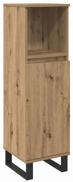 VidaXL Fürdőszoba bútor szett 3 pcs Barna 30 x 30 x 180 cm Faanyag