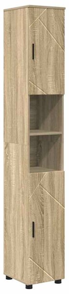 VidaXL Fürdőszoba bútor szett 4 db Sonoma tölgy 61 x 35 x 64 cm