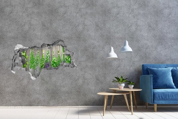 3d lyuk fal dekoráció Herbs egy húr