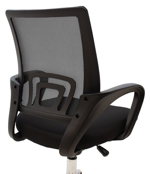 Irodai szék Berto 2 Pako World, textil, fekete, 60x48x85-95 cm