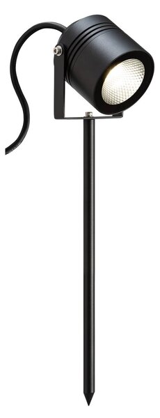 LCD LED földi tüskés reflektor 5014, Fekete, Alumínium, Modern