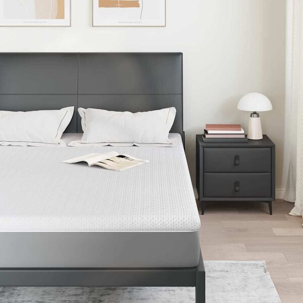 VidaXL Matrac topper Fehér 140 x 200 cm Jacquard Szövet