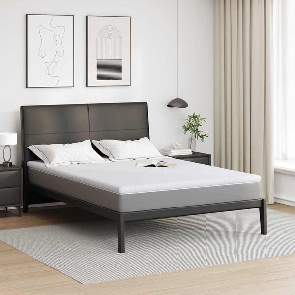 VidaXL Matrac topper Fehér 140 x 200 cm Jacquard Szövet