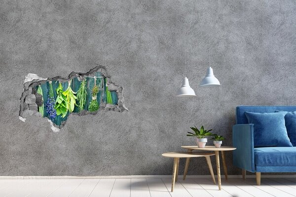 3d lyuk fal dekoráció Herbs egy húr