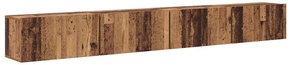 VidaXL TV szekrény garnitúra 4 pcs Régi fa 60 x 30 x 30 cm Faanyag
