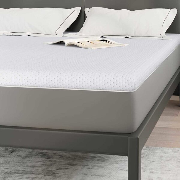 VidaXL Matrac topper Fehér 140 x 200 cm Jacquard Szövet