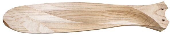 CasaFan ECO GENUINO mennyezeti ventilátor, fekete/világos fa, 122 cm, csendes, Világos fa, Nappali / Étkező, Fa, Modern