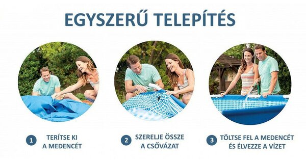 INTEX MetalPool medence 305 x 76 [cm]