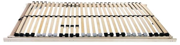 VidaXL Lécalap fejtámlával Barna 70 x 190 cm Tömör bükkfa