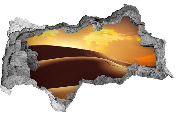 3d lyuk fal dekoráció Teve sahara