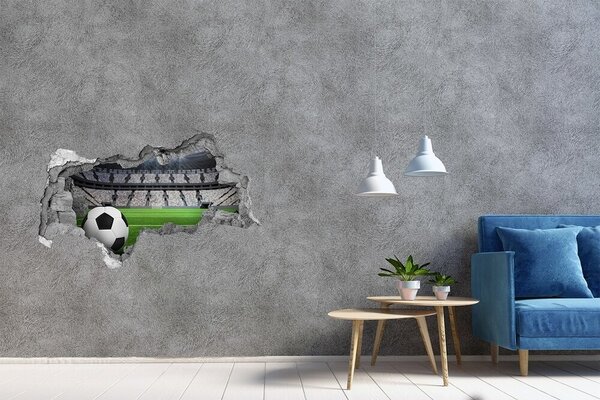 3d lyuk fal dekoráció Foci stadion