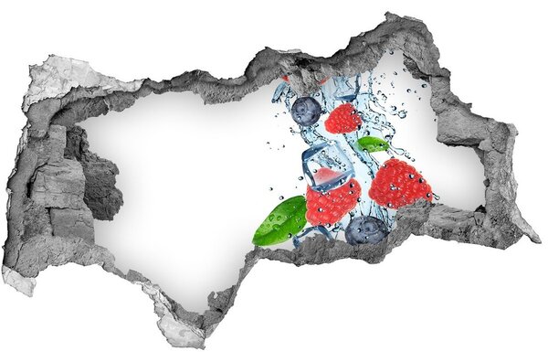 3d-s lyukat fali matrica Erdei gyümölcsök jéggel
