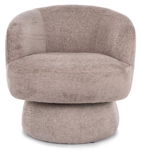 Forgatható design fotel COSMIC RAVEN, sötétbézs RAVEN 30