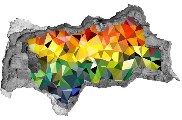 3d-s lyukat fali matrica Geometriai háttér