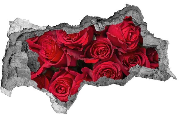 3d-s lyukat fali matrica Vörös rózsák