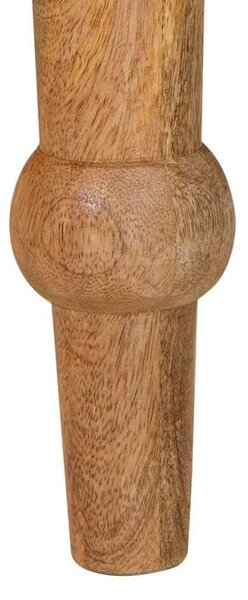 VidaXL Dohányzóasztal Barna 110 x 55 x 77 cm Tömör Mangófát