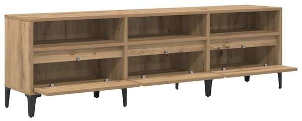 VidaXL TV szekrény kézműves tölgy 150 x 30 x 44.5 cm Faanyag