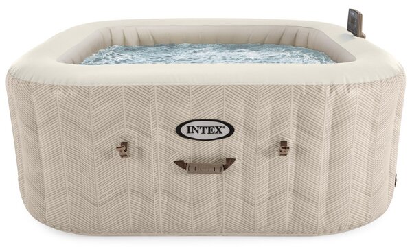 INTEX Chevron Deluxe S2 Felfújható Jacuzzi – 4 személyes, sósvizes rendszerrel (28446)