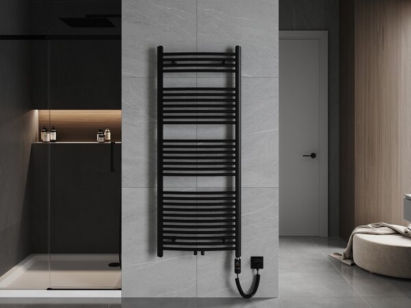 Mexen Ares, elektromos fűtőelem 1500x600 mm + fűtőrúd 900 W, fekete, W102-1500-600-2900-70