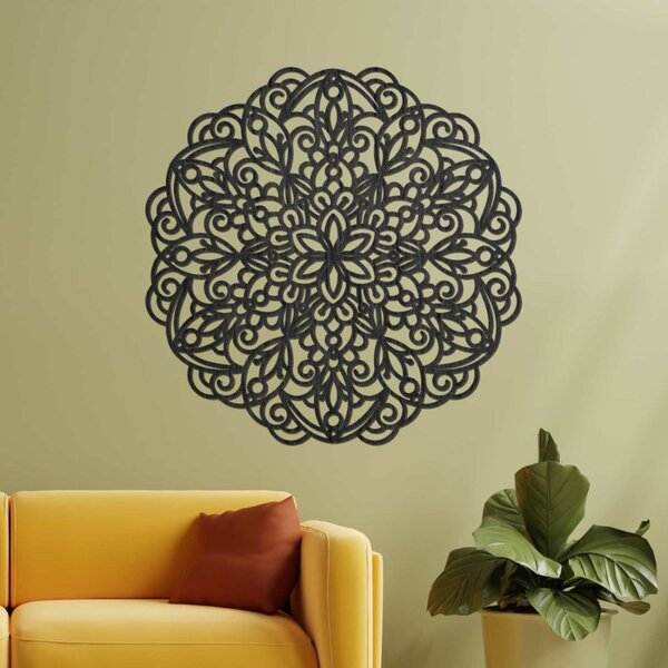 Fából készült mandala, falfestmény | TERRONY