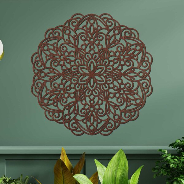 Fából készült mandala, falfestmény | TERRONY