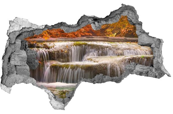 3d-s lyukat fali matrica Vízesés ősszel