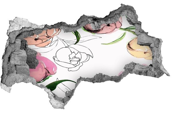 3d-s lyukat fali matrica Bazsarózsa bimbó
