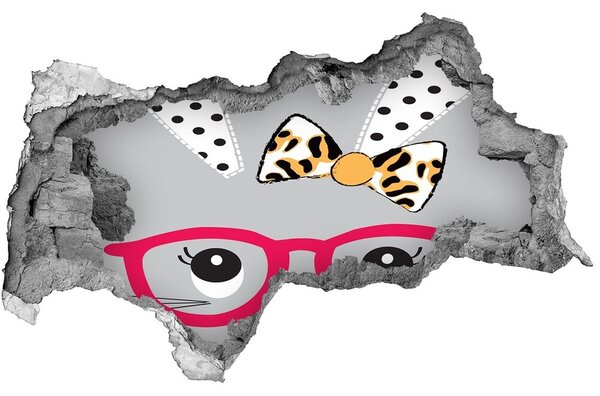 3d-s lyukat fali matrica Nyúl szemüveg